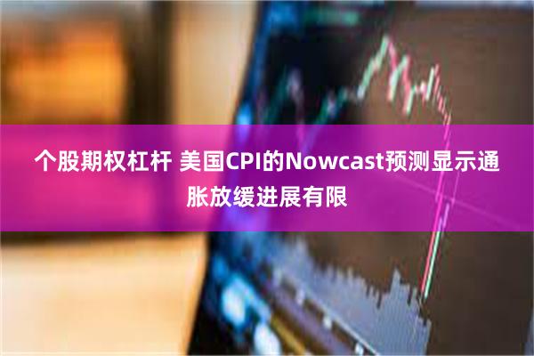 个股期权杠杆 美国CPI的Nowcast预测显示通胀放缓进展有限