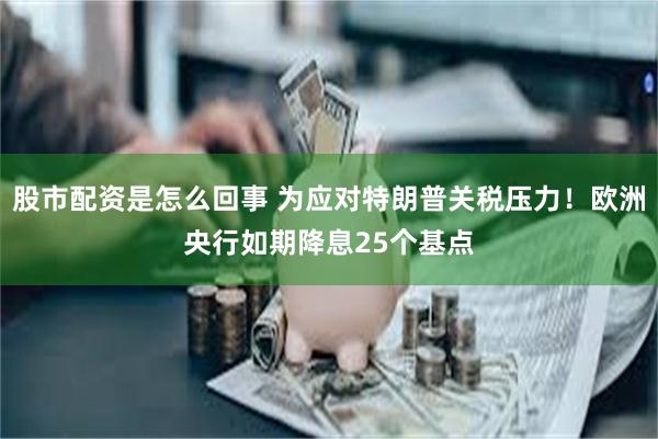 股市配资是怎么回事 为应对特朗普关税压力！欧洲央行如期降息25个基点