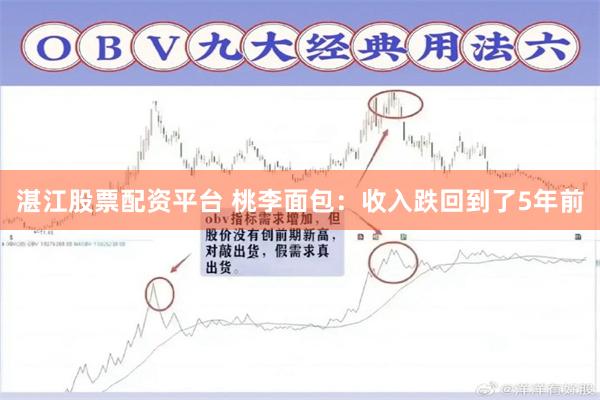 湛江股票配资平台 桃李面包：收入跌回到了5年前